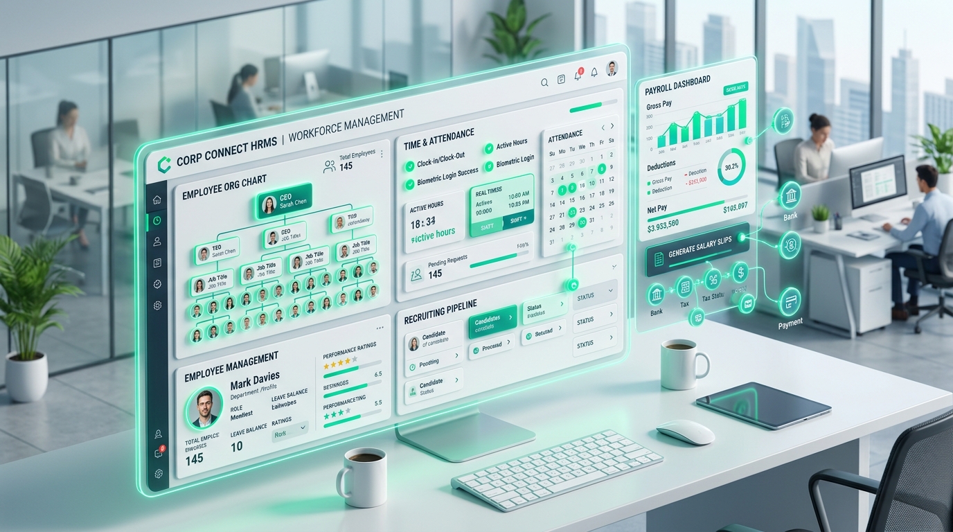 HR SMILE Enterprise HRMS and Automated Payroll Software